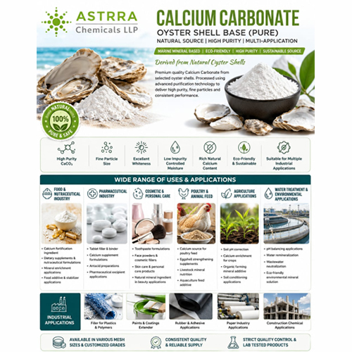 Calcium Carbonate  - Oyster Shell BASE (Pure)