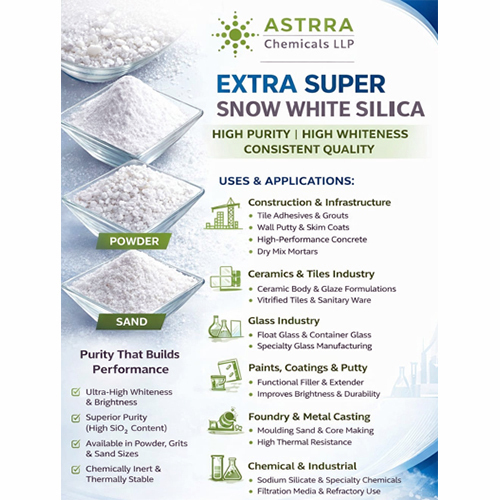 Extra Super Snow White Silica Application LLP