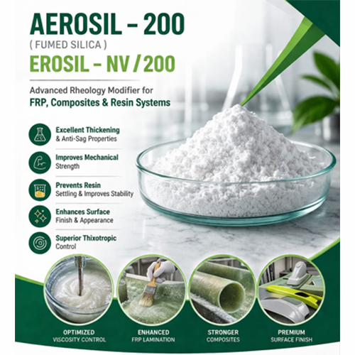 Aerosil 200 Fumed Silica Erosil Nv200 FRP