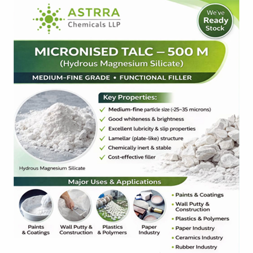 Micronised Talc 500 M Hydrous Magnesium Silicate LLP