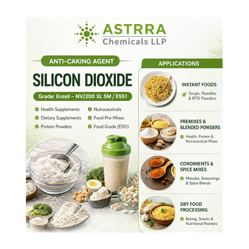 Silicon Dioxide Anti Caking Food Agent