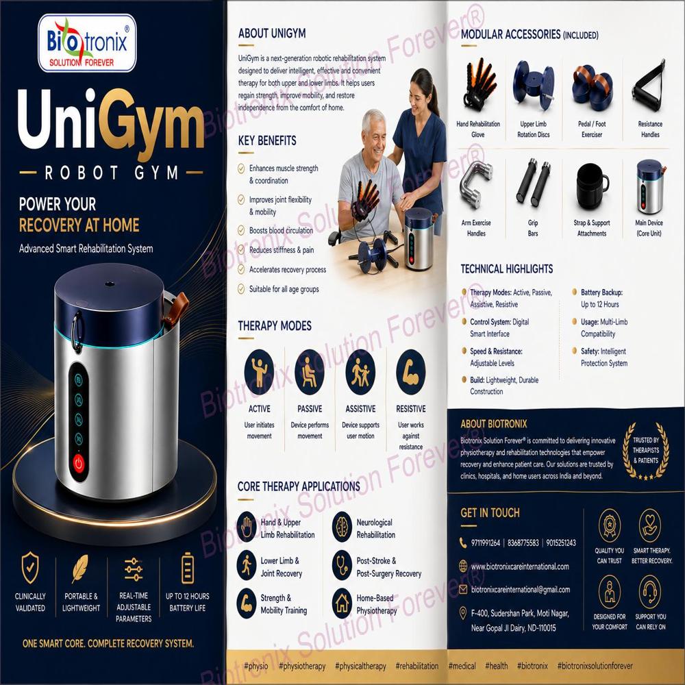 UniGym Smart Exercise Rehabilitation Equipment for Patients