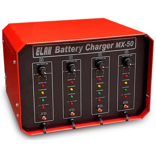 Elak MX-50 Automatic Motorcycle VRLA Battery Charger