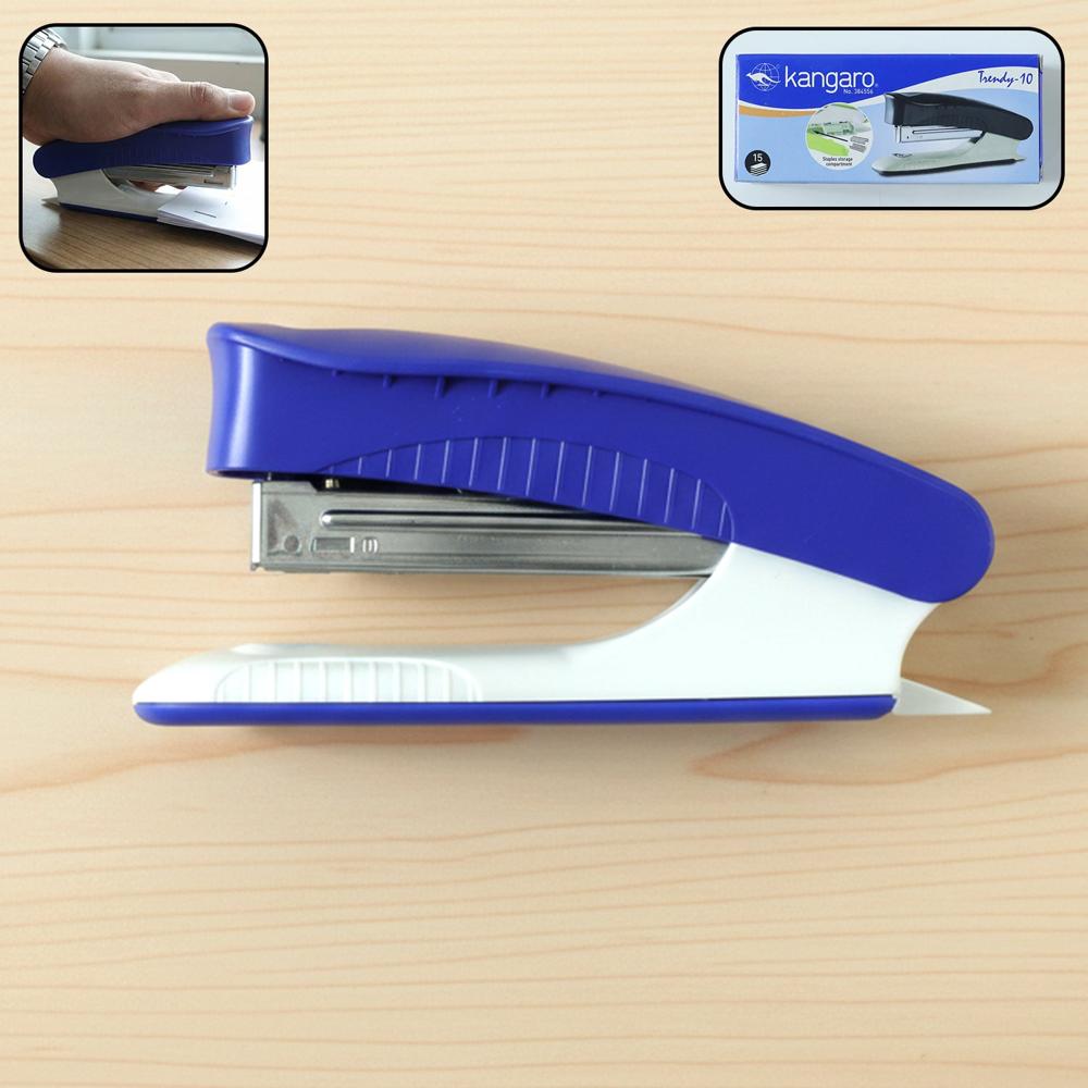 Kangaro Trendy 10 Manual Stapler (1 Pc) - Color: Mix