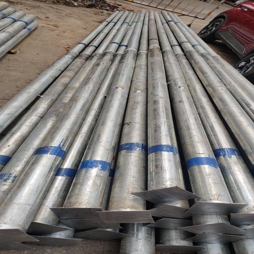 5 Meter Tubular Pole(5:4:3) - Material: Ms/Gi