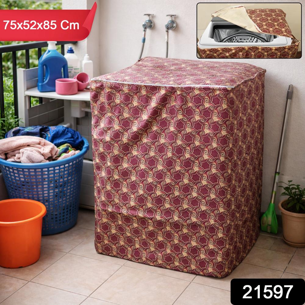 Waterproof Washing Machine Cover 75x52x85 cm (1 Pc / Top Load)