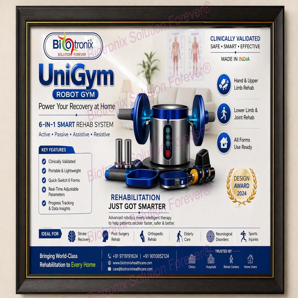 UniGym Robot Assisted Therapy Machine for Muscle Rehabilitation