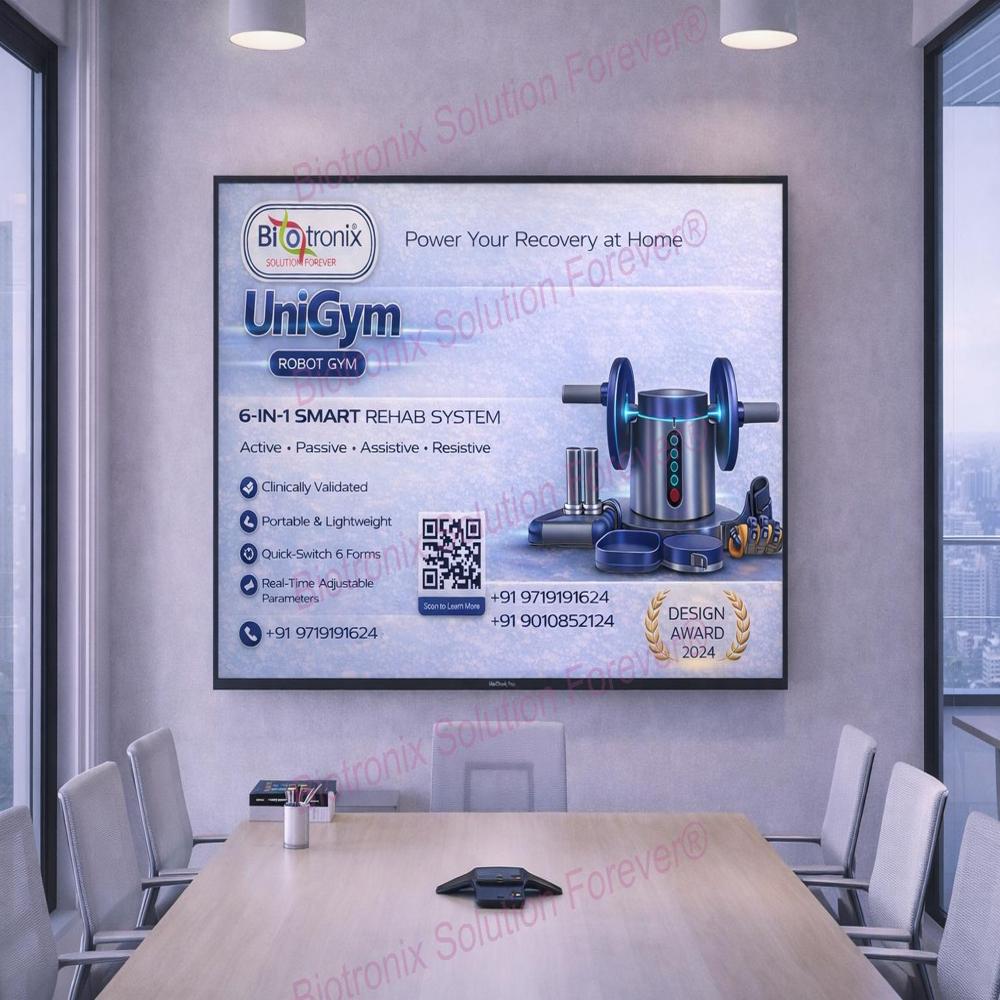 UniGym Robot Assisted Therapy Machine for Muscle Rehabilitation
