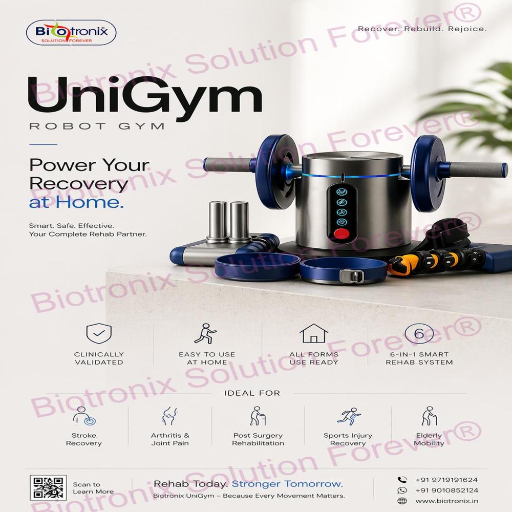 UniGym Robot Assisted Therapy Machine for Muscle Rehabilitation
