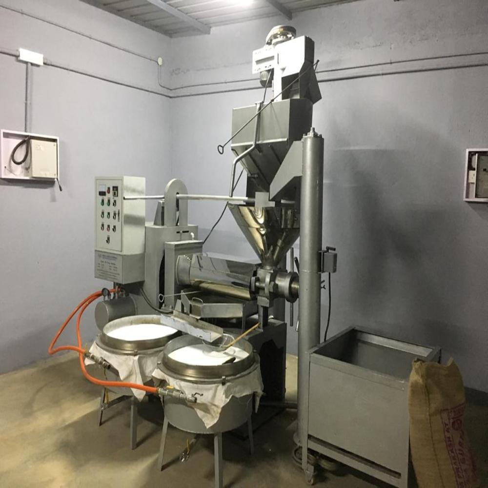 Screw oil press machine