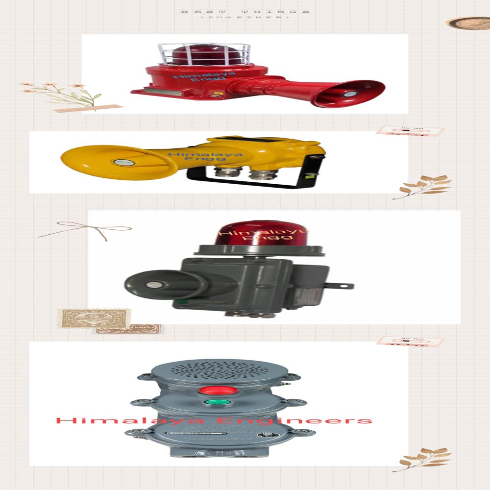 Flameproof Hooter With  Beacon - Application: Industrial