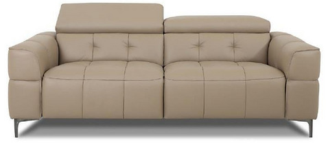 Grey Leather Sofa Set