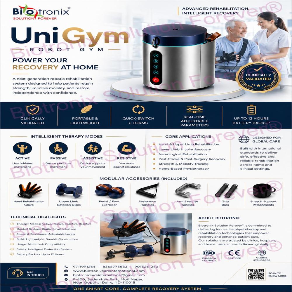 UniGym Portable Robot Rehabilitation Device for Stroke Patients