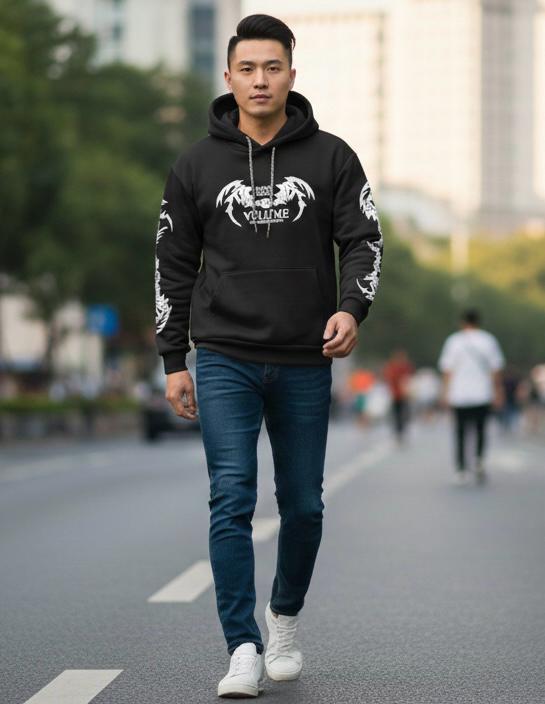 Black Oversized Hoodies - Age Group: Adults