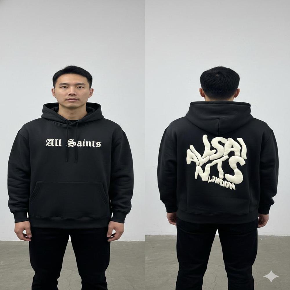 Black Oversized Hoodies - Age Group: Adults