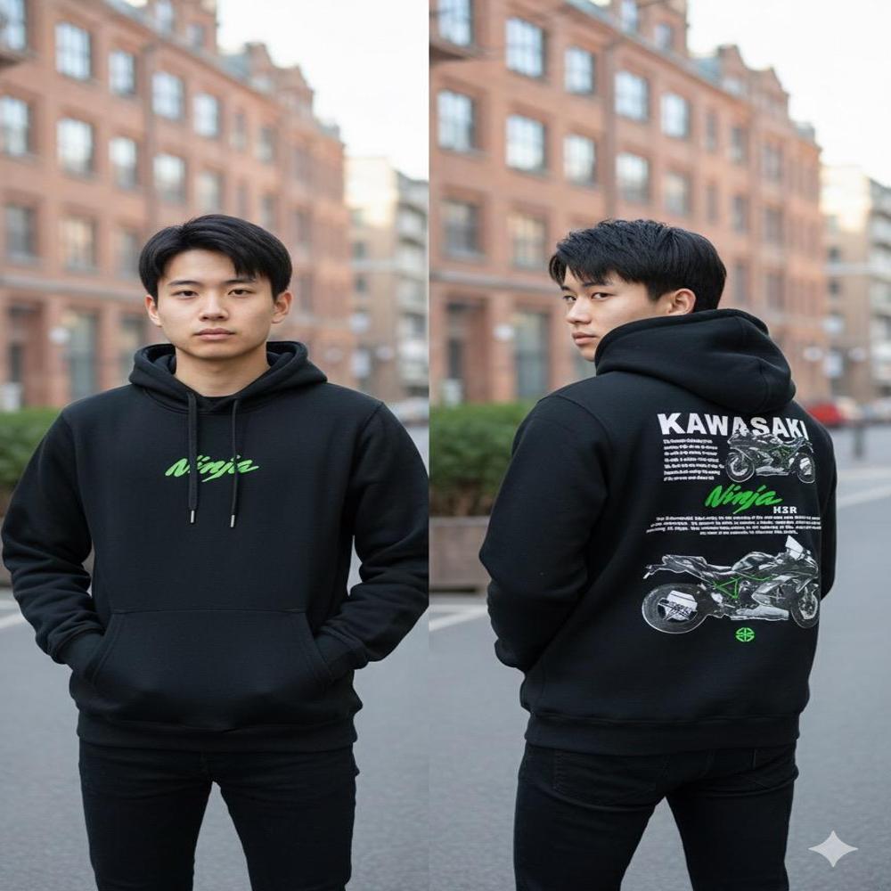 Black Oversized Hoodies - Age Group: Adults