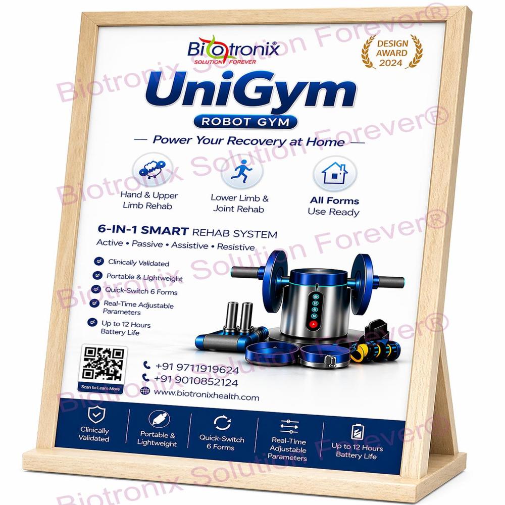 UniGym Physiotherapy Exercise Robot for Home Care Rehabilitation