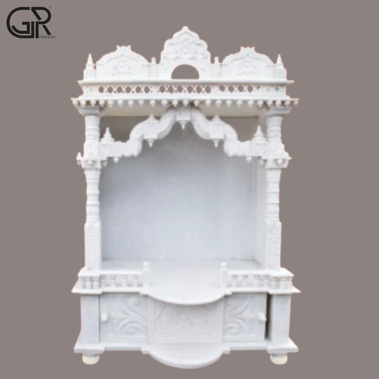 Beautiful Carved marble indoor mandir