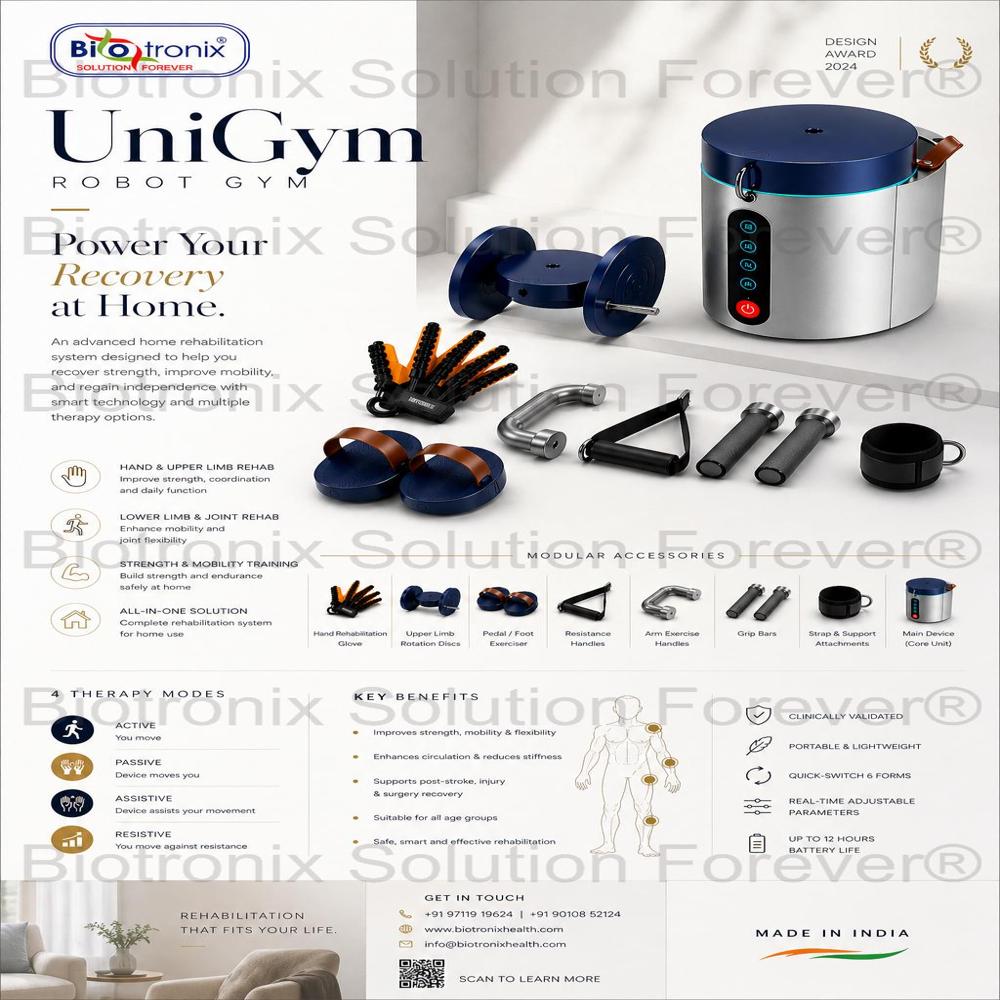 UniGym Smart Rehab Machine for Orthopedic Therapy Exercise