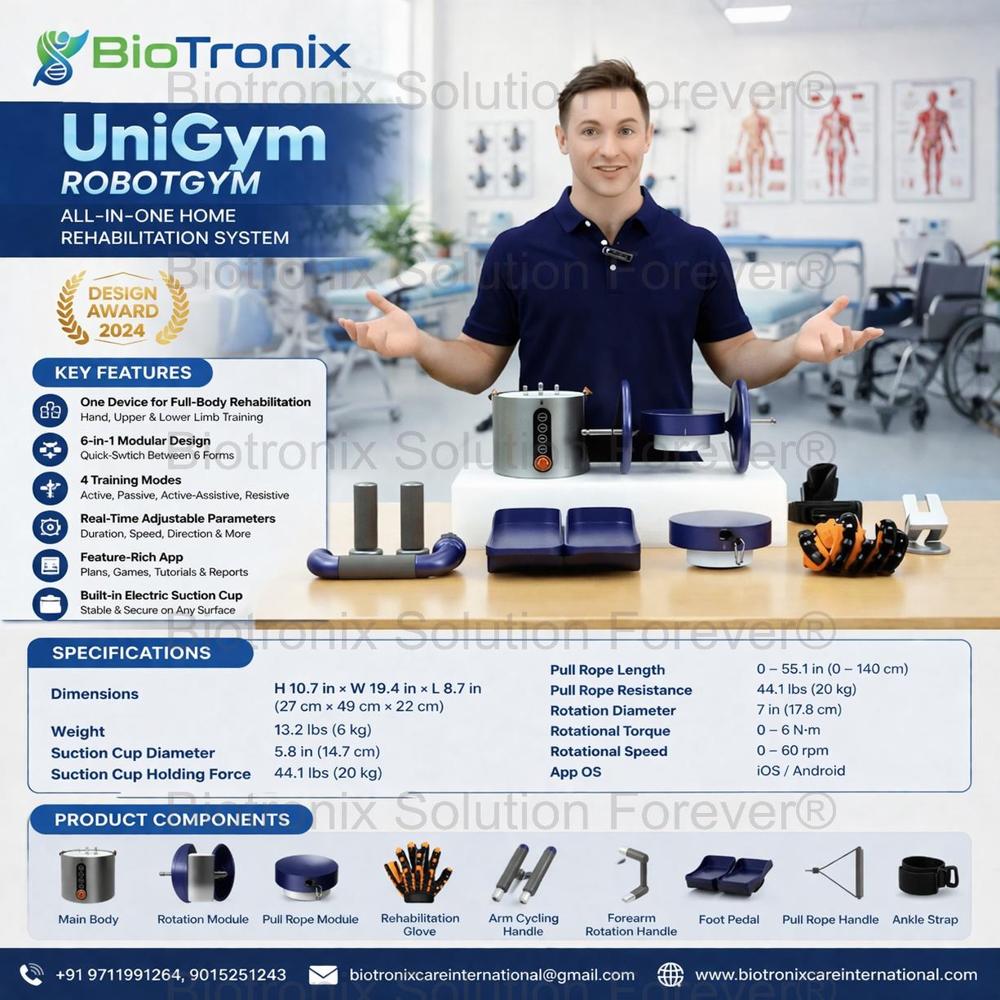 UniGym Smart Rehab Machine for Orthopedic Therapy Exercise