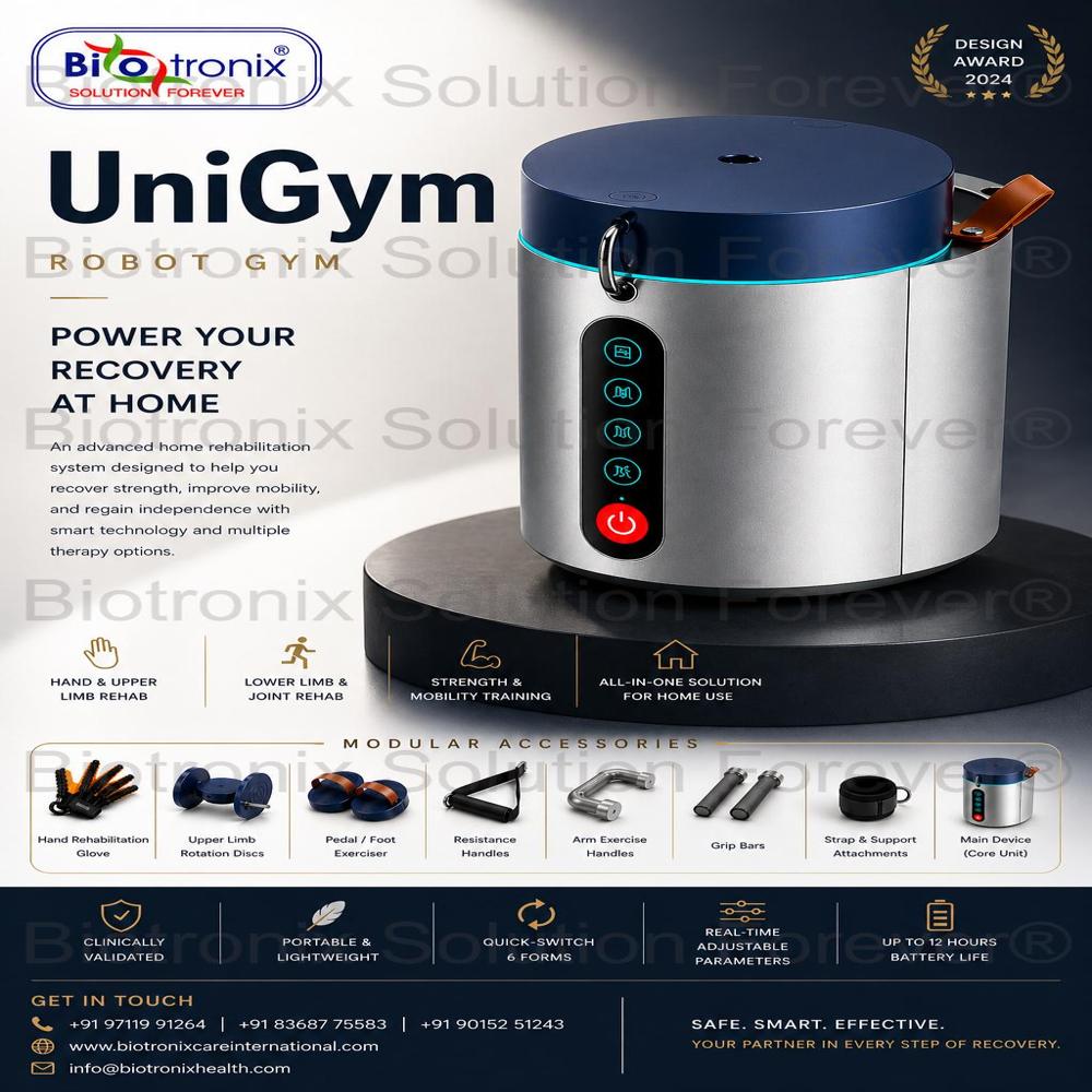 UniGym Physical Therapy Robot Gym for Daily Recovery Sessions