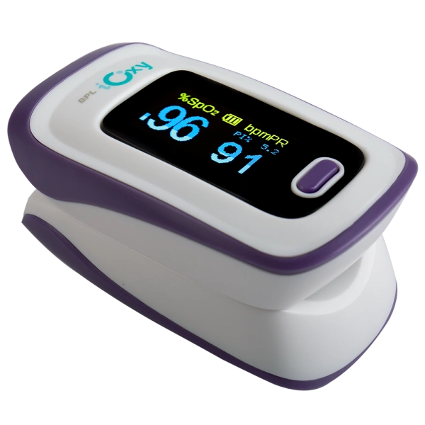 BPL Medical Technologies IOXY APP Connected Finger Tip Pulse Oximeter CE CERTIFIED Blood Oxygen Saturation Monitor