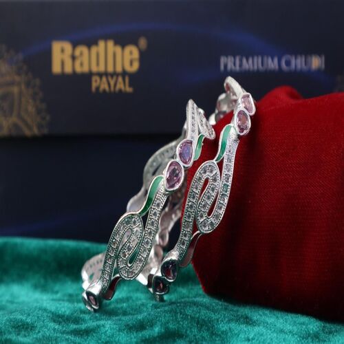 Premium Silver Plated Bangles for Women & Girls