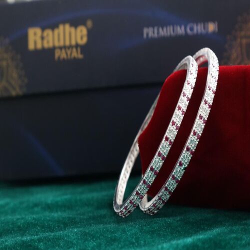 Premium Silver Plated Bangles for Women & Girls