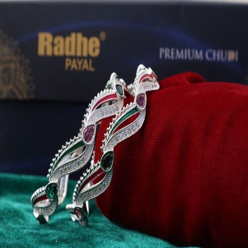 Premium Silver Plated Bangles for Women & Girls
