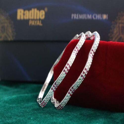 Premium Silver Plated Bangles for Women & Girls