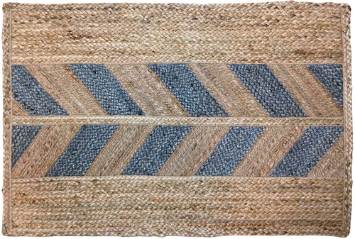 Braided Rug - Cotton Material, Round Shape, Shaggy Pattern | Anti-Slip Latex Backing, Modern Design, Available in Various Colors and Sizes