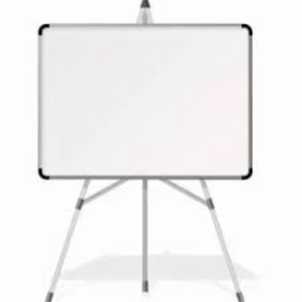 Wooden Tripod Stand With Glass Board