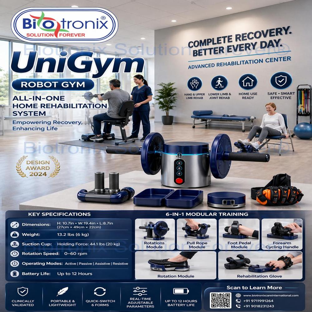 UniGym Rehab Robot Gym for Paralysis and Stroke Recovery
