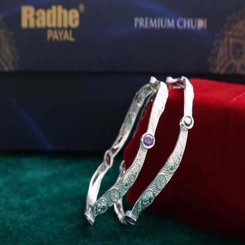 Premium Silver Plated Bangles for Women & Girls