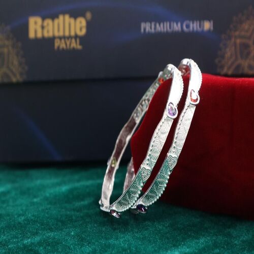 Premium Silver Plated Bangles for Women & Girls