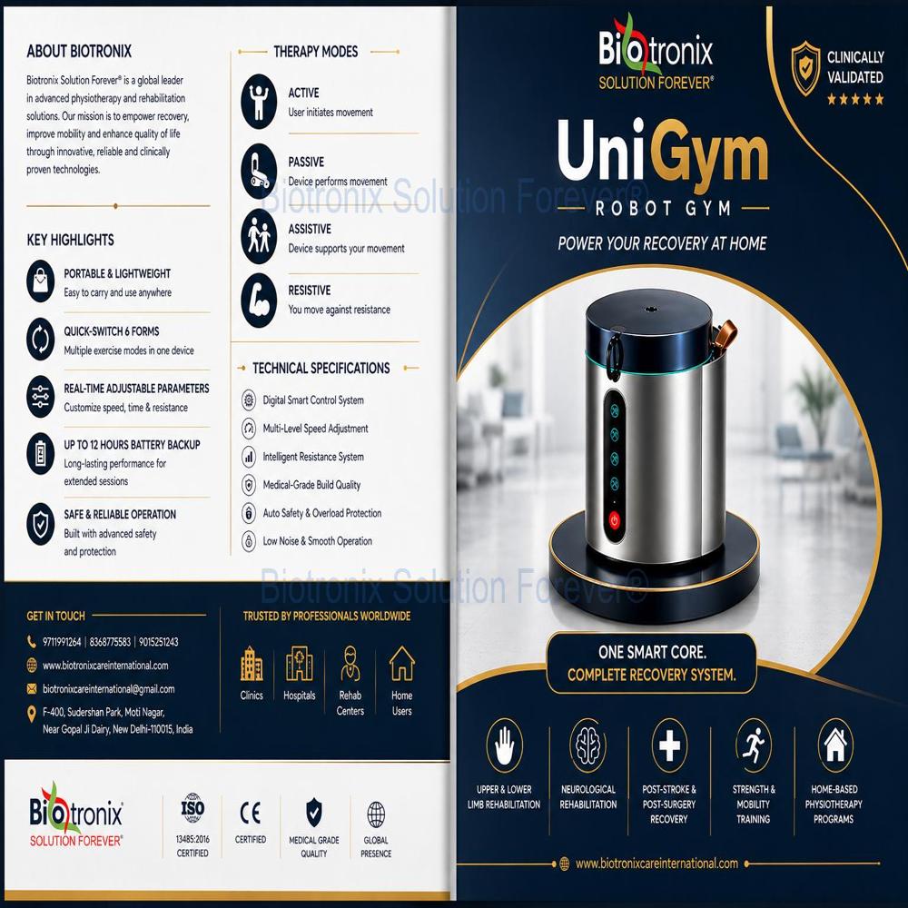 UniGym Portable Physical Rehabilitation System for Patients