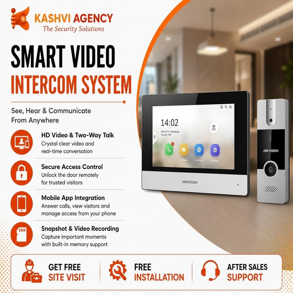 Hikvision Hybrid Video Door Phone Kit - Camera Range: Up To 2 Meters For Facial Recognition