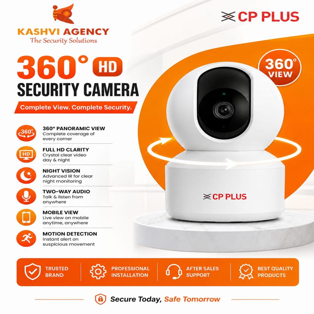 Cp Plus 3mp 360 Degree Wi-fi Smart Home Security Camera - Camera Pixels: 3 Megapixel (mp )