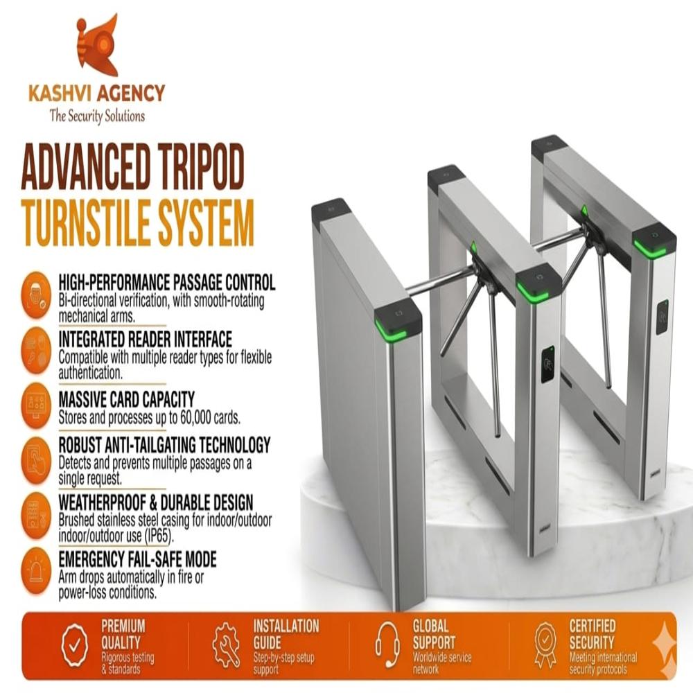 Hikvision Pro Tripod Turnstile - Application: Access Control