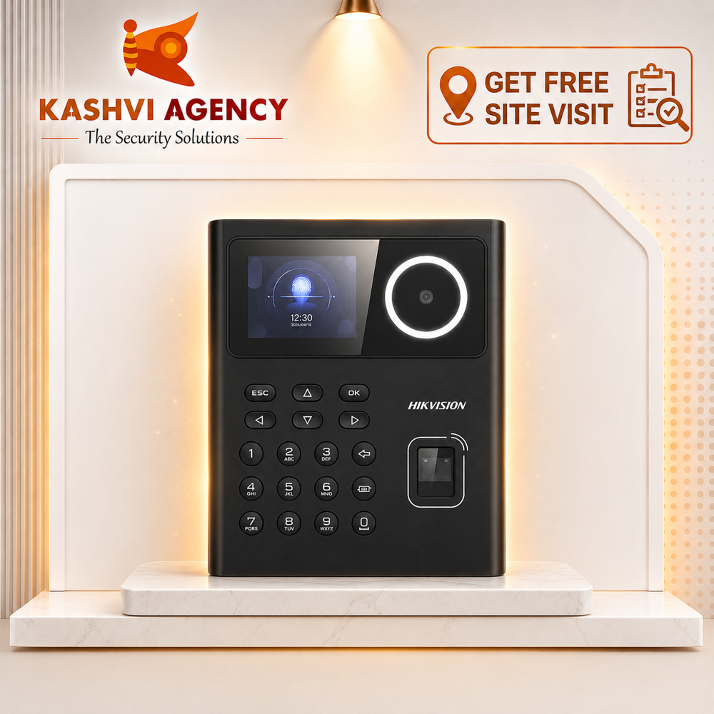 Hikvision Face Recognition Biometric Attendance & Access Control System - Battery Backup: Optional Built-In Battery