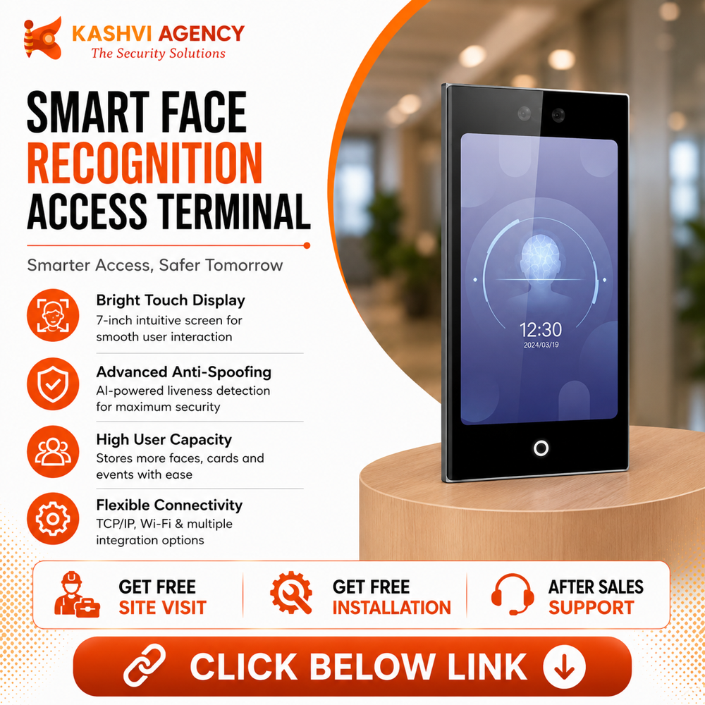 Face Recognition Attendance Machine - Battery Backup: Up To 6 Hours
