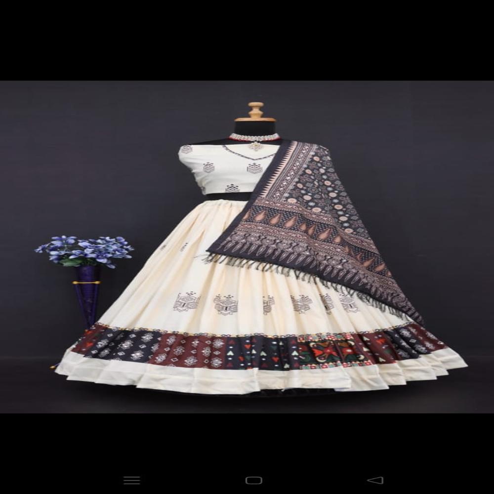 White Lehenga Choli