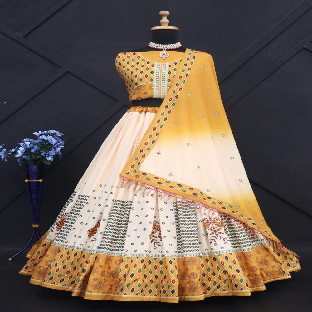 White Lehenga Choli