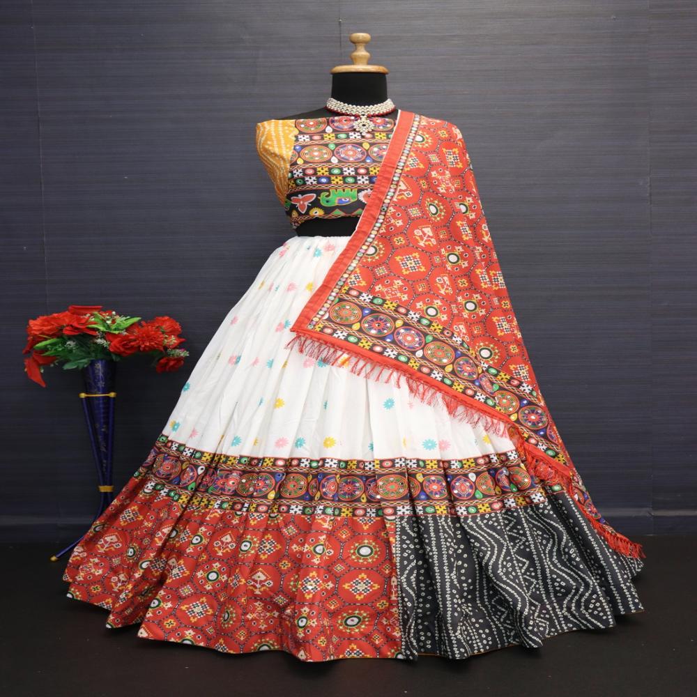 White Lehenga Choli