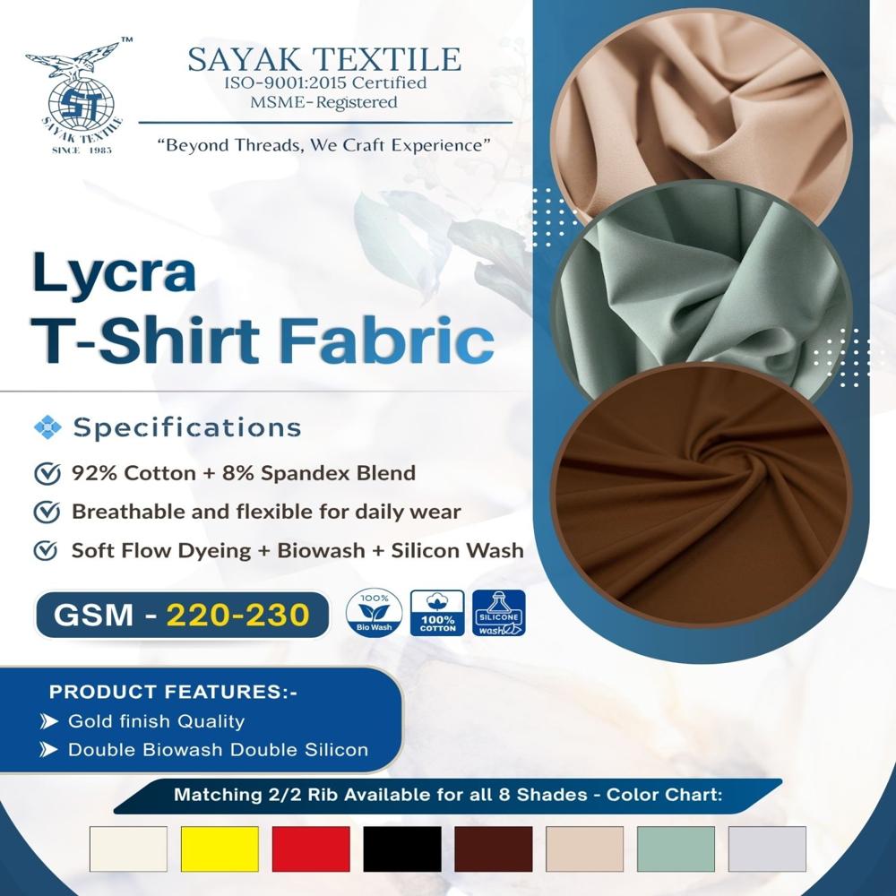 Lycra Tshirt Fabric 