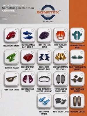Motorcycle plastic parts