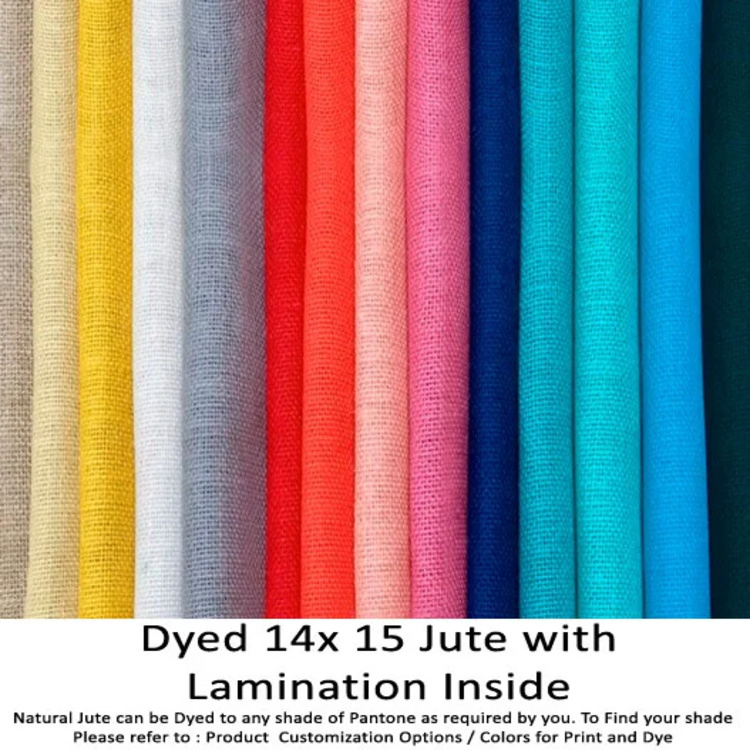 Colored Jute Fabric - Application: Widely Used For Bags