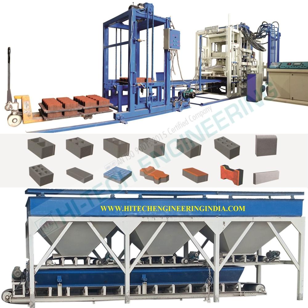 Fully Automatic Vibro Press Block Making Machine - Capacity: 40 Pcs/min