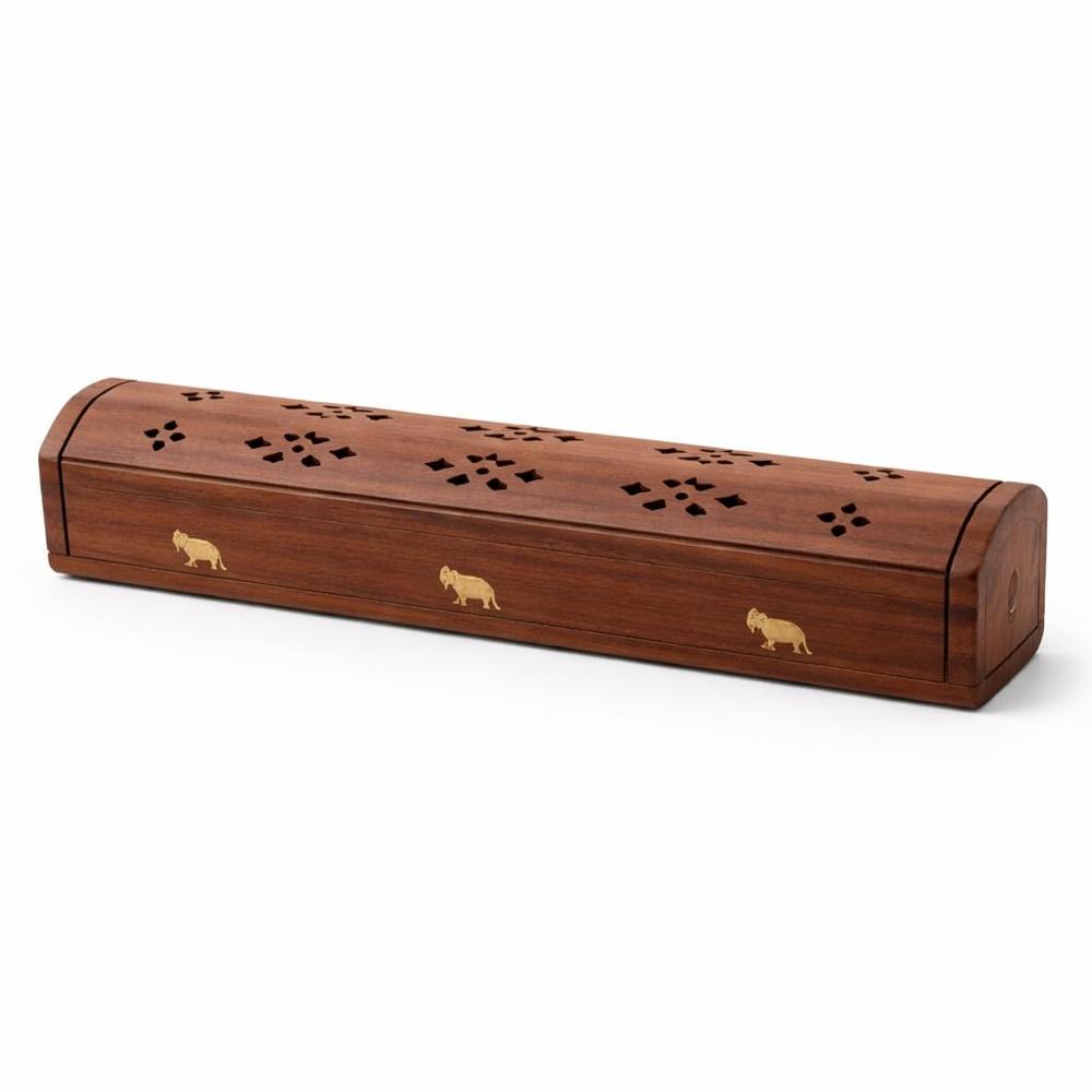 Wooden Agarbatti Holder with Ash Catcher