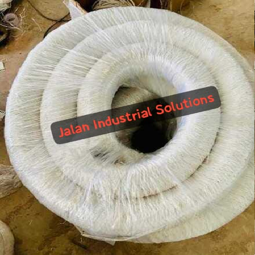 White Ceramic Rope - Style: Plain